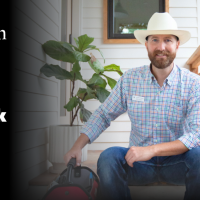 Jon Hallmark of Hallmark Inspections, LLC in Texas poses with a tool bag for this Inspection Insider.